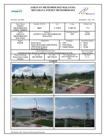 Stesen Lubuk Merbau - Jabatan Meteorologi Malaysia