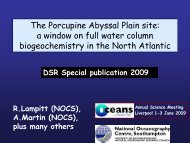 The Porcupine Abyssal Plain site - Oceans 2025
