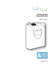 LifeVest System Model WCD 3100 - Medicor