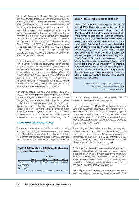 Interim Report - TEEB