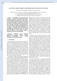 Fractional Order Numerical Differentiation with B-Spline Functions