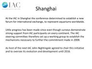 Shanghai - International Aquarium Congress