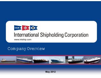 Company Overview - International Shipholding Corp.