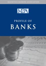 MBA Profile of Banks 2009 Edition - Mauritius Bankers Association ...