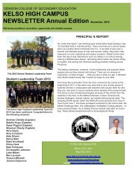 14 Annual Newsletter 2012 Week 50 [pdf, 10 MB] - Kelso High ...