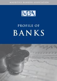 profile of banks - Mauritius Bankers Association Limited
