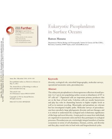Eukaryotic Picoplankton in Surface Oceans - incommet