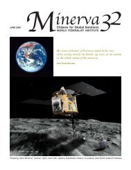 Minerva, Spring 2008 (Volume 32) - Citizens for Global Solutions