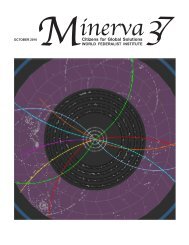 Minerva, Fall 2010 (Volume 37) - Citizens for Global Solutions