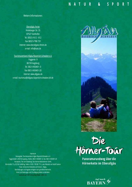 Die Hörner-Tour Die Hörner-Tour - Allgäu