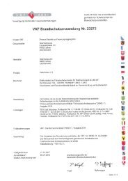 Zulassung VKF - OekoSolve AG