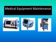 Medical Equipment Maintenance