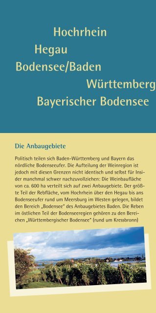 Die Weine - Bodenseewein.de