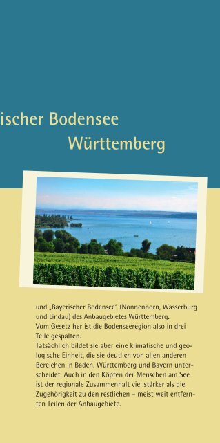 Die Weine - Bodenseewein.de