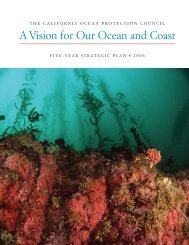 The California Ocean Protection Council Five-Year Strategic Plan