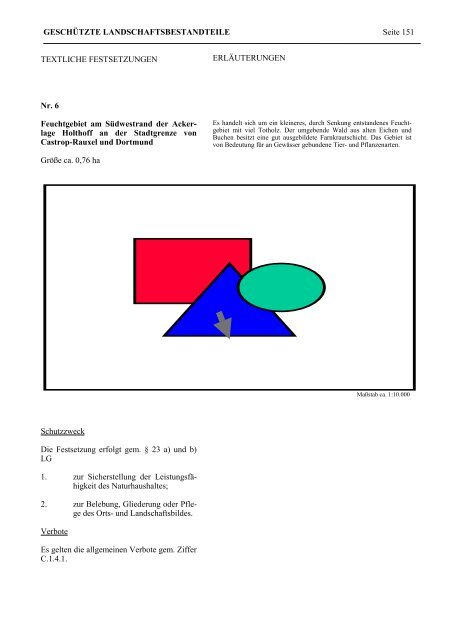 landschaftsplan nr. 3 - castroper hügelland - Kreis Recklinghausen