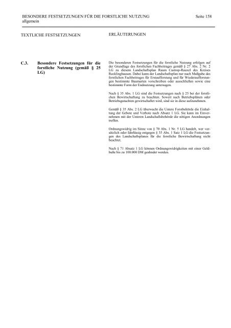 landschaftsplan nr. 3 - castroper hügelland - Kreis Recklinghausen