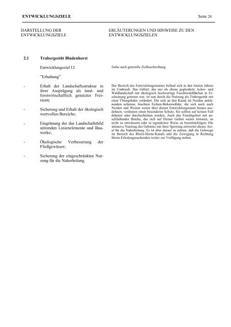 landschaftsplan nr. 3 - castroper hügelland - Kreis Recklinghausen