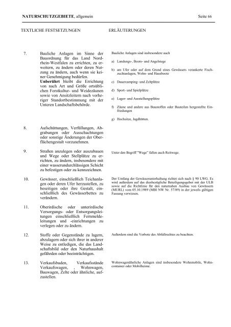 landschaftsplan nr. 3 - castroper hügelland - Kreis Recklinghausen