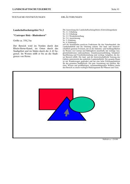 landschaftsplan nr. 3 - castroper hügelland - Kreis Recklinghausen