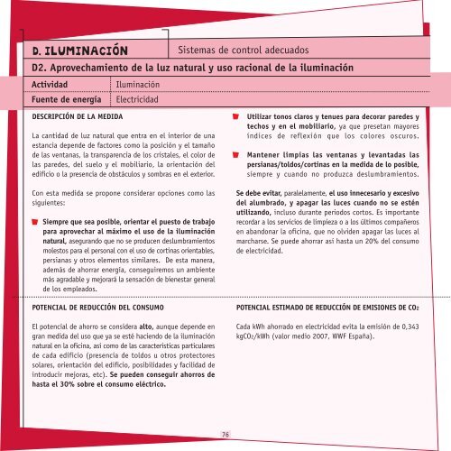 GuÃ­a de ahorro y eficiencia energÃ©tica en oficinas - Oficinas Eficientes