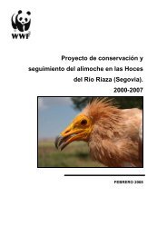 Proyecto de conservaciÃ³n y seguimiento del alimoche en las ... - WWF