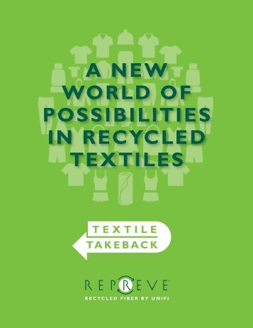Textile Takeback Brochure - Repreve