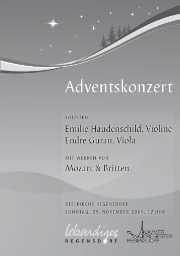 Adventskonzert - Lebendiges Regensdorf