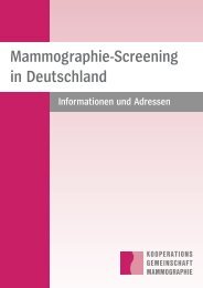 Mammographie-Screening in Deutschland