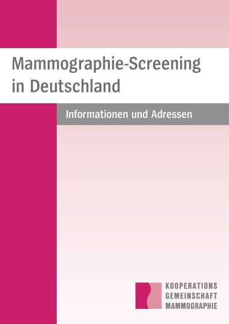 Mammographie-Screening in Deutschland