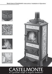 Wood stoves of Castelmonte: Instructions: Installation & Operation