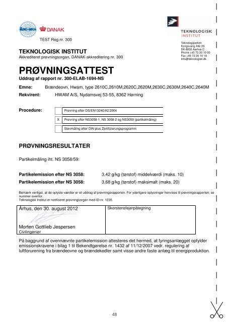 prÃ¸vningsattest - Hwam