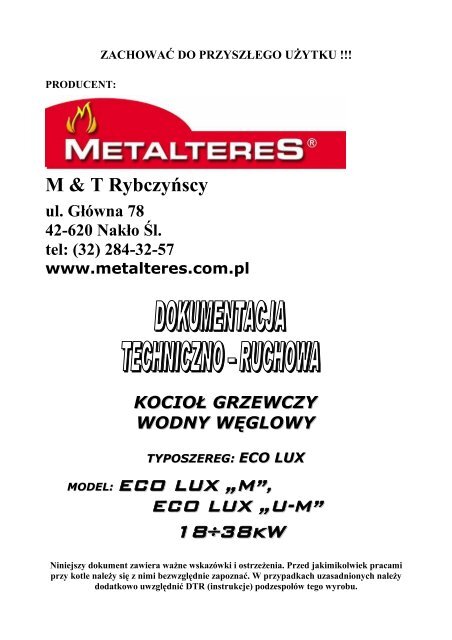 ECO LUX - Metalteres