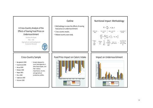 High Food Price Impact Assessment and Analysis - WFP Remote ...