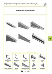 Trag- und Montageelemente - WandaufhÃ¤nger Trag- und ...