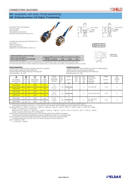 M8 Circular Connectors - IEC 61076-2-104 M8 Buchse