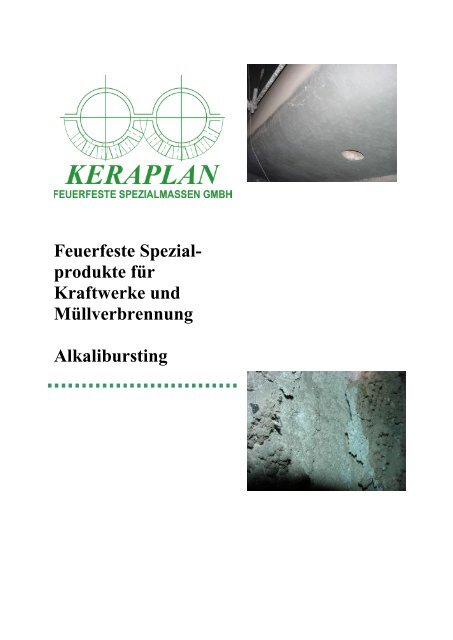 Alkalibursting - KERAPLAN Feuerfeste Spezialmassen GmbH