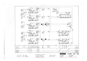 Service Unterlagen Uher Mischpult Mix 500