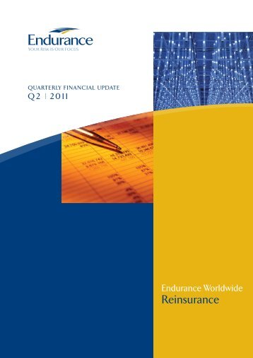 Endurance Worldwide Reinsurance - Q2 2011 Financial Highlights