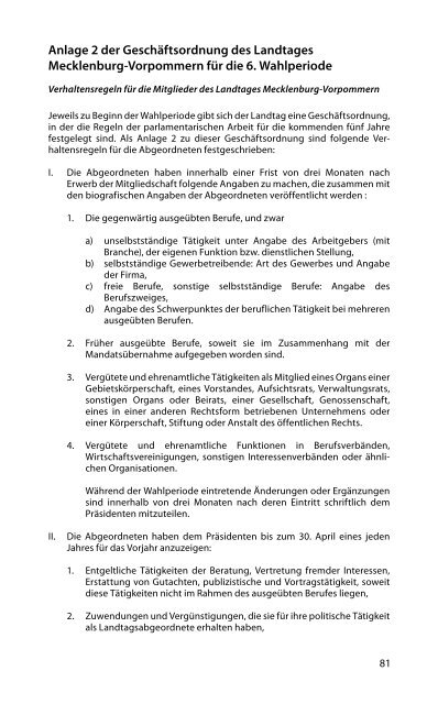 Abgeordnete und Gremien - Landtag Mecklenburg Vorpommern