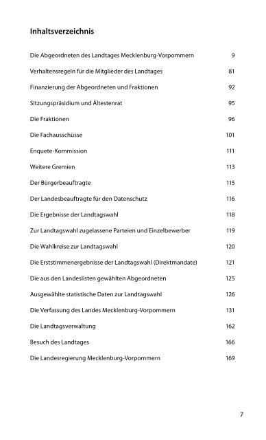 Abgeordnete und Gremien - Landtag Mecklenburg Vorpommern