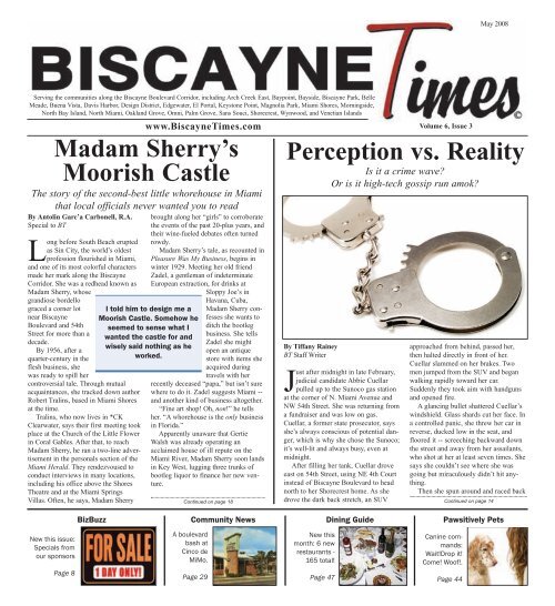 Perception vs. Reality Madam Sherry's Moorish  - Biscayne Times