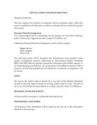 METHOD STATEMENT INSTALLATION PALLET RACKING Delivery ...
