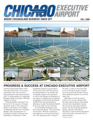 PROGRESS(Continued from front) - Chicago Executive Airport