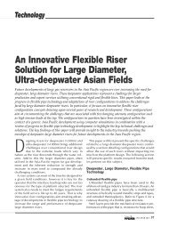 An Innovative Flexible Riser Solution for Large Diameter, Ultra ...