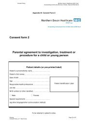 Consent form 2 Parental agreement to investigation, treatment or ...