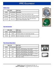 PPE EquiPmEnt - Ensco Safety Catalog