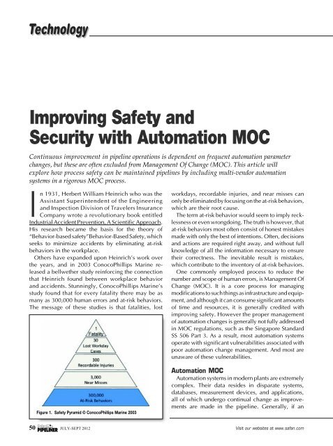 Improving Safety and Security with Automation MOC