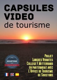 Capsules Vidéo de Tourisme - DP