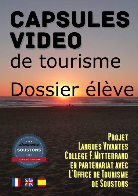 Capsules Vidéo de Tourisme - Dossier Elève